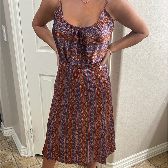 RUTH MATTHEWS DESING 2 piece silk skirt & blouse set Vintage Aztec luxury print. - Picture 5 of 16